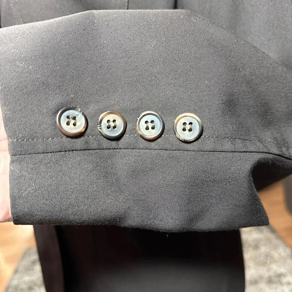 The Limited Womens 2 Button Brown Blazer Size 4 - Picture 6 of 9